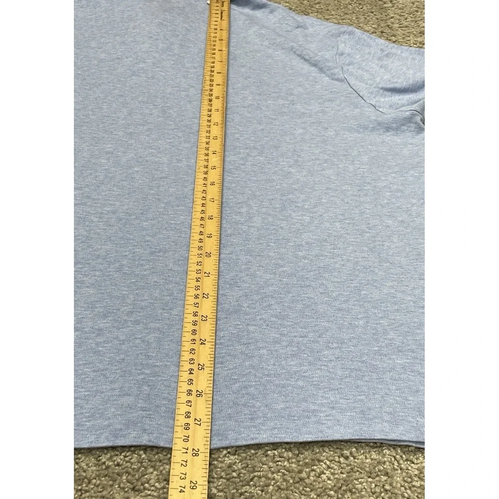 Polo Ralph Lauren Mens XXL Polo Heather Blue Soft Cotton Chese 50